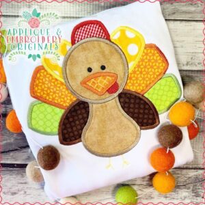 2812 Turkey Boy Applique Design
