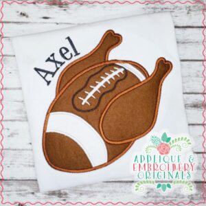 2815 Turkey Football Applique Design