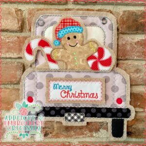 2820 Gingerbread Peppermint Interchangeable Design for Truck
