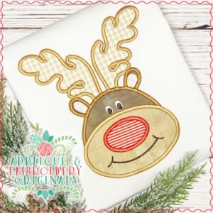2833 Reindeer Boy Applique Design