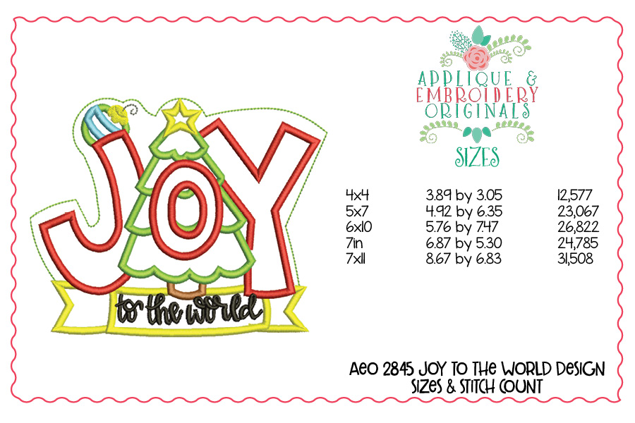 AEO 2845 Joy to the World