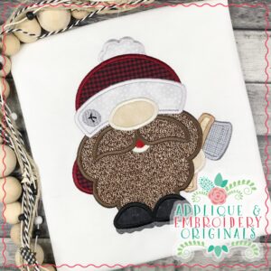 2847 Gnome Lumberjack Applique Design