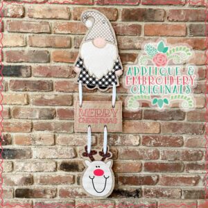 2856 Reindeer Interchangeable for Gnome In-The-Hoop Design