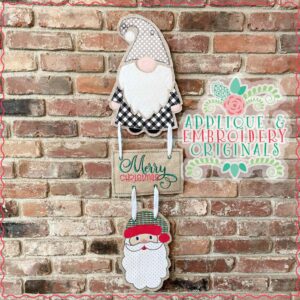 2858 Santa Beard Interchangeable for Gnome In-The-Hoop Design