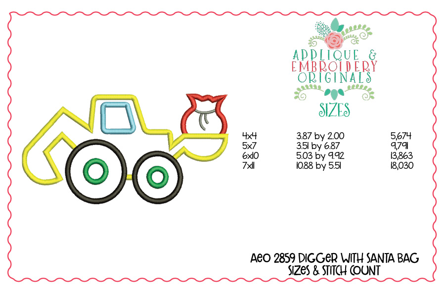 AEO 2859 Digger with Santa Bag 1