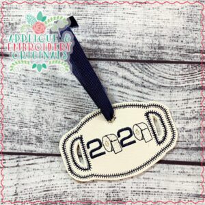 2864 Face Mask Toilet Paper Ornament In-The-Hoop Designs