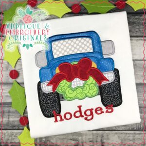 2866 Jeep with Wreath Applique Design