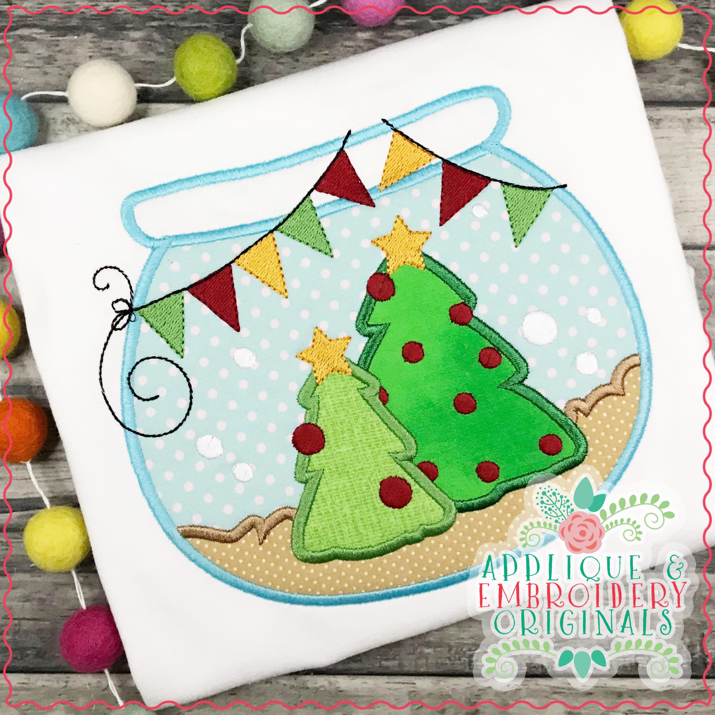 AEO 2874 Fishbowl with Christmas Trees 1