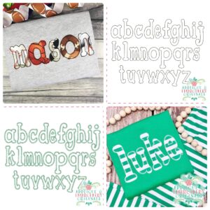 2882 Closer to Free Applique Font