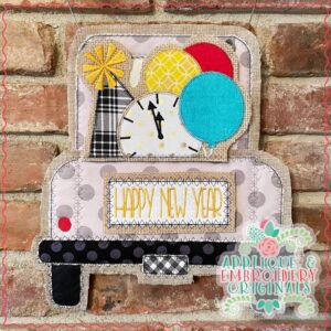 2884 New Year's Tab Interchangeable Design for Truck