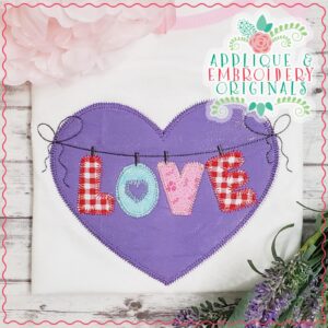 2892 Love on a String All-In-One Applique Design