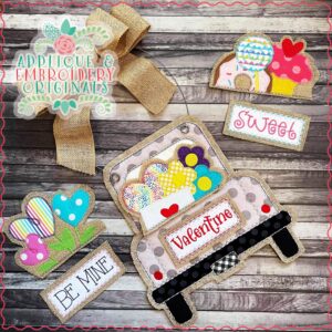 2899 Valentine 2021 Tab Set Interchangeable Design for Truck