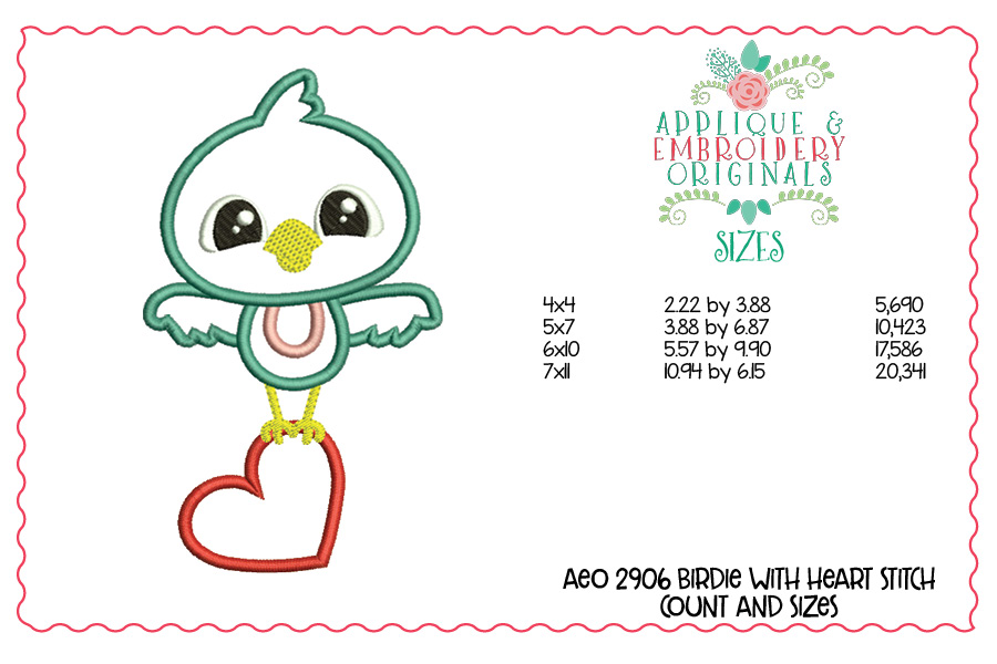 AEO 2906 Birdie with Heart