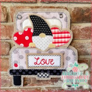2920 Gnome with Hearts Tab Interchangeable Design for Truck