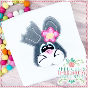2951 Bunny Missing Ear Applique Design