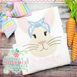 2952 Bandana Bunny All-In-One Applique Design
