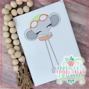 2982 Summer Elephant Long Leg Sketch Design