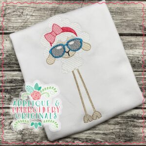 2985 Summer Sheep Long Leg Sketch Design