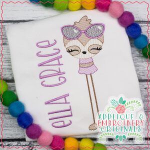 2986 Summer Sloth Long Leg Sketch Design