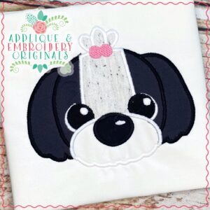 2994 Shih Tzu Puppy Applique Design