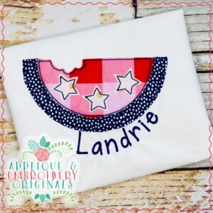 3001 Patriotic Watermelon All-In-One Applique Design