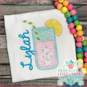 3002 Summer Lemonade All-In-One Applique Design
