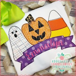 3046 Halloween Trio Applique Design