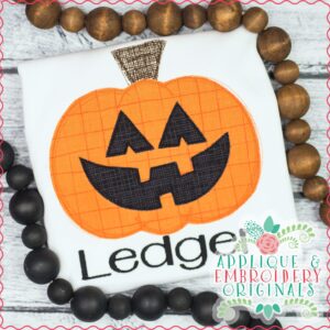 3048 Jack O Lantern Triple Applique Design