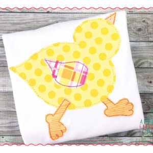 307 Chick Barnyard Simple Stitch Applique Design