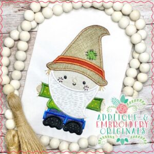 3084 Gnome Scarecrow Applique Design