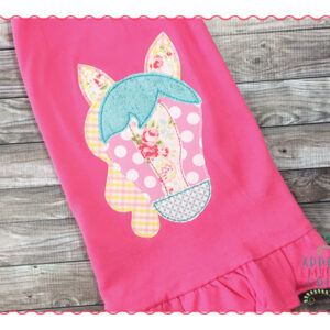 309 Horse Farm Barnyard Simple Stitch Applique Design