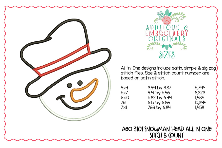 AEO 3101 Snowman Head Hat All in One 1