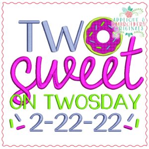 3178 Two Sweet Donut Embroidery Design