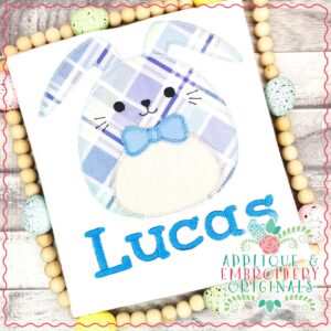 3195 Easter Chubby Bunny All-In-One Applique Design