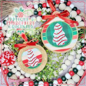 3239 Cake Tree Ornament In-The-Hoop Designs