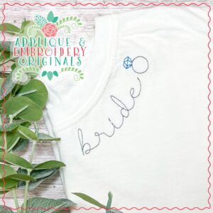 3266 Bride Curve Ring Embroidery Design