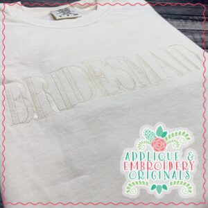 3267 Bridesmaid Embroidery Design