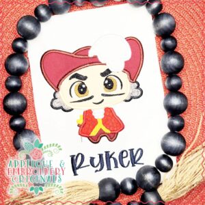3289 Captain Hook Applique Design