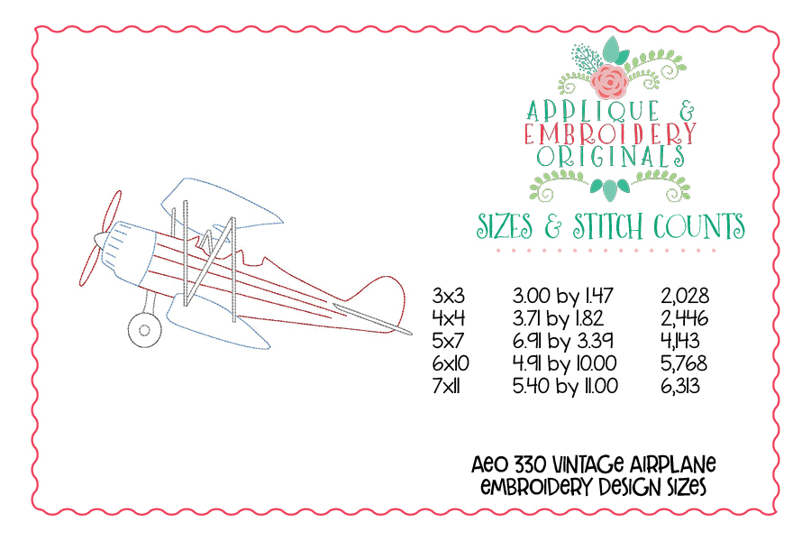 AEO 330 Airplane Vintage