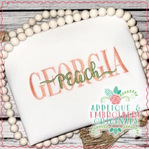 3309 Georgia Embroidery Design