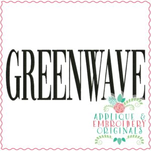3382 Greenwave Embroidery Design