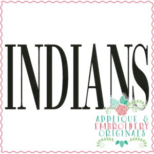 3385 Indians Embroidery Design