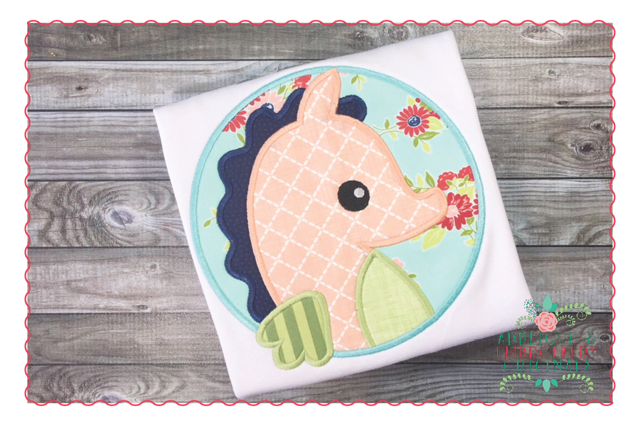 AEO 341 Seahorse Head in Circle 1