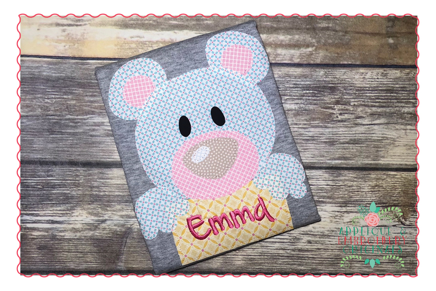 AEO 361 Bear with Sign Simple Stitch 4