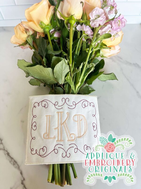 3927 Bouquet Wrap 2 In-The-Hoop Design - Image 2