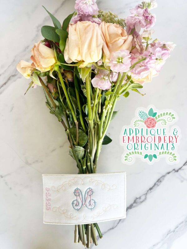 3933 Bouquet Wrap 8 In-The-Hoop Design - Image 3