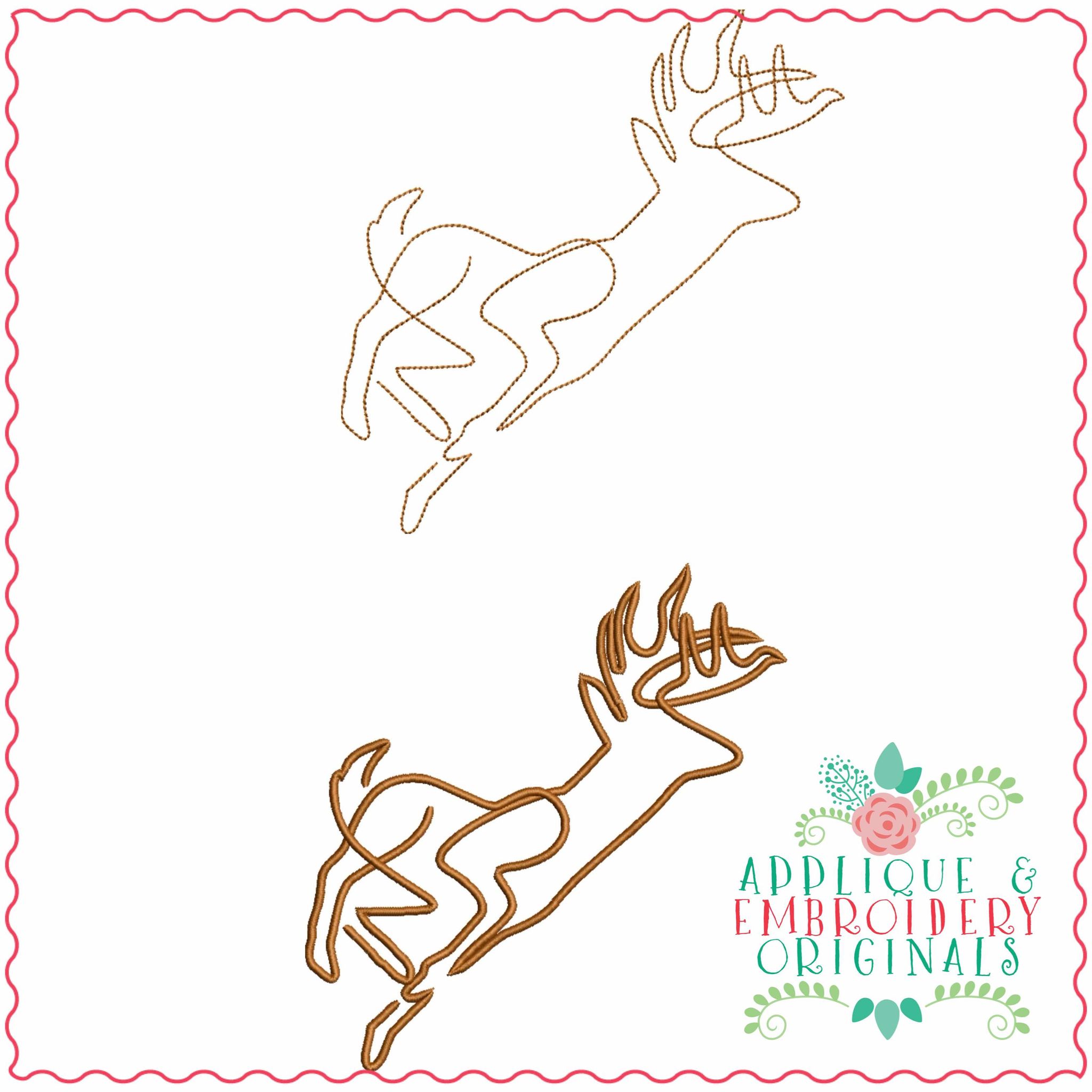 AEO 4019 Deer Line Art 2 Image