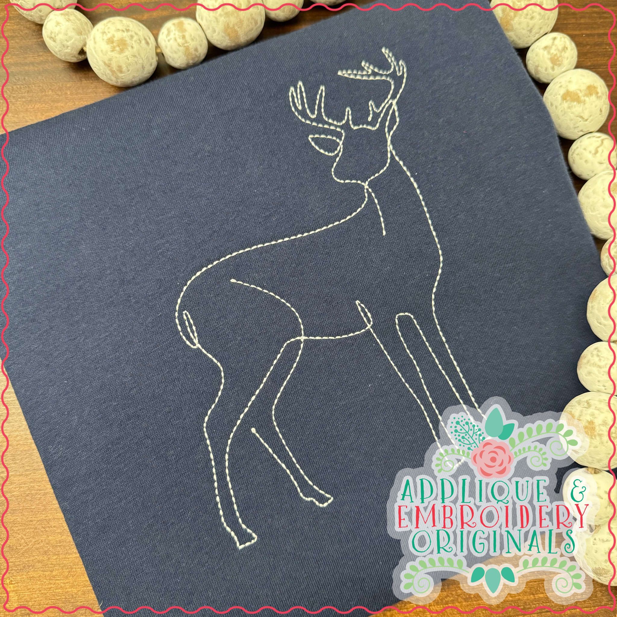 AEO 4020 Deer Line Art 3