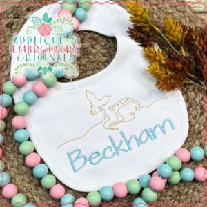 4021 Deer Line Art 4 Embroidery Design