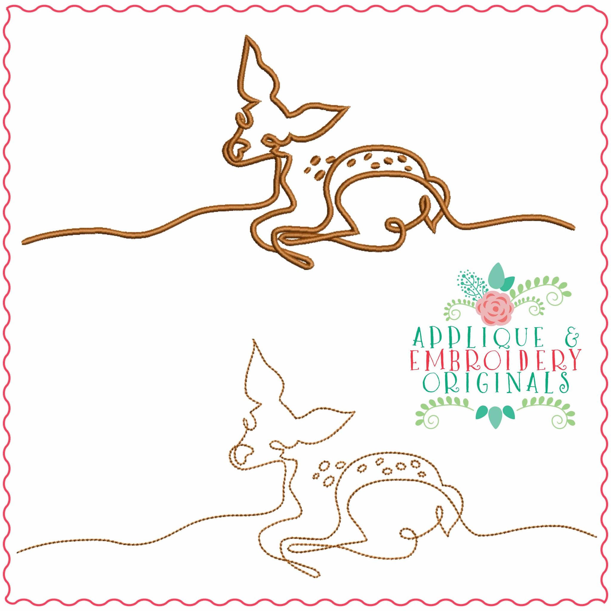 AEO 4021 Deer Line Art 4 Image